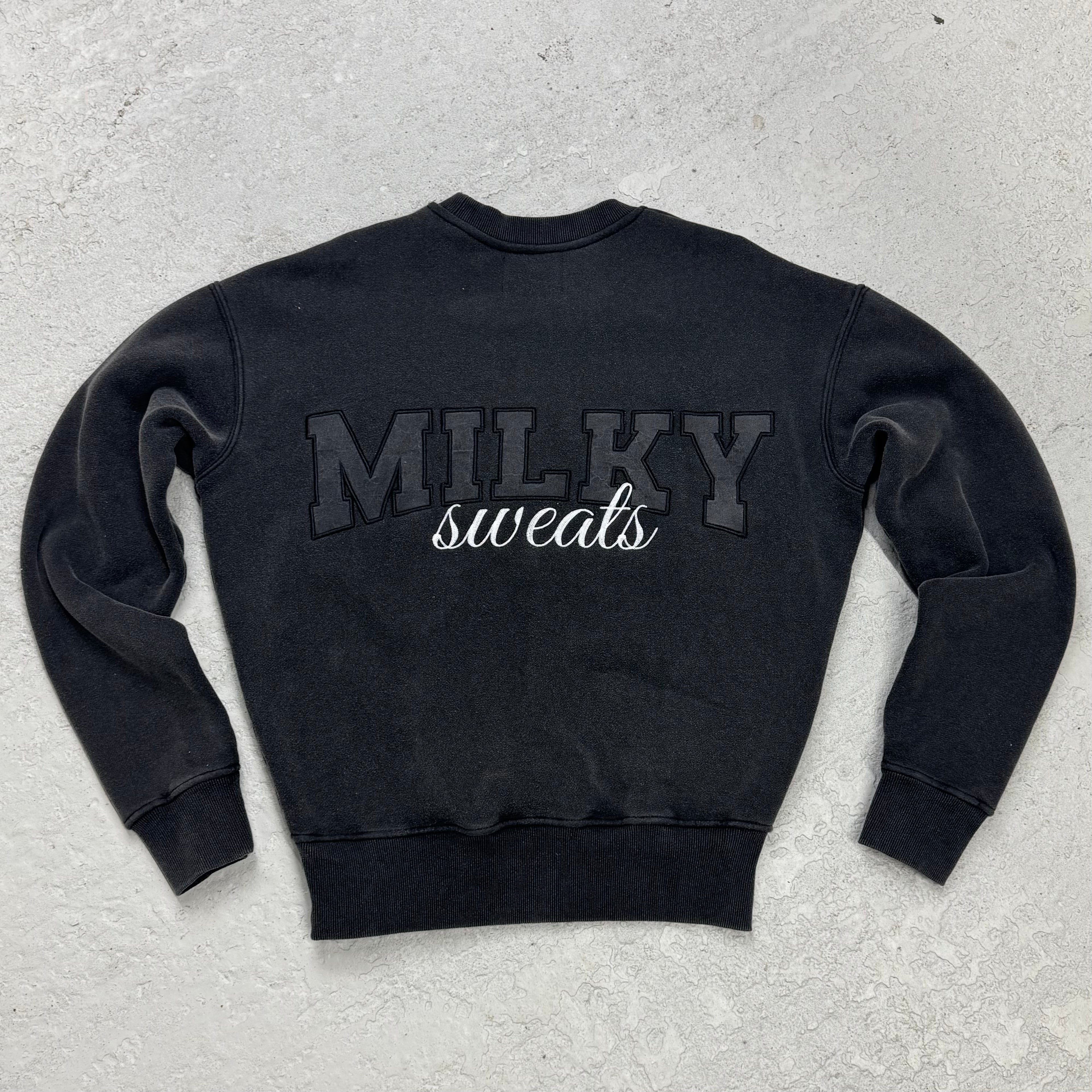 VINTAGE BLACK VARSITY SWEATER