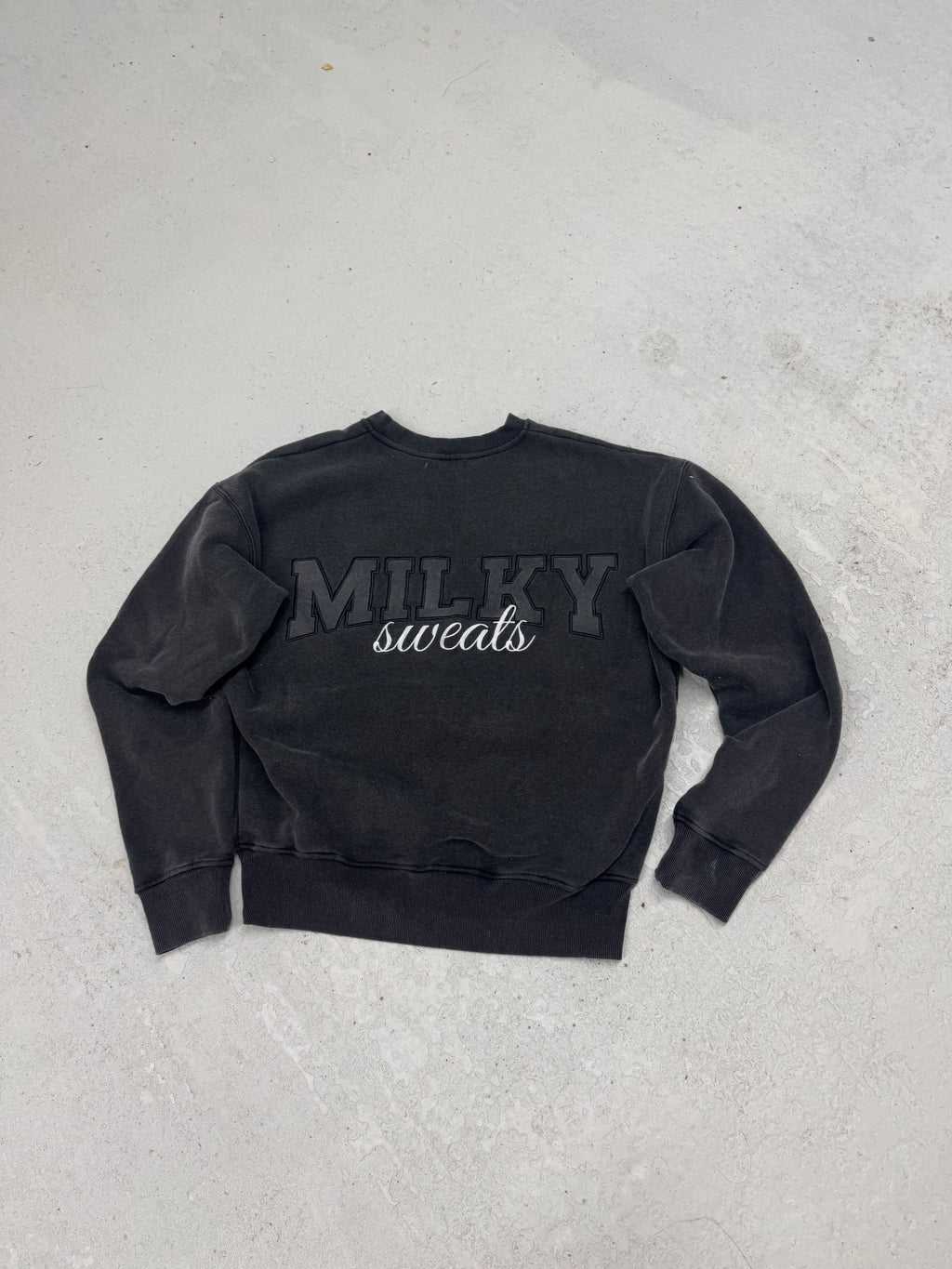 VINTAGE BLACK VARSITY SWEATER