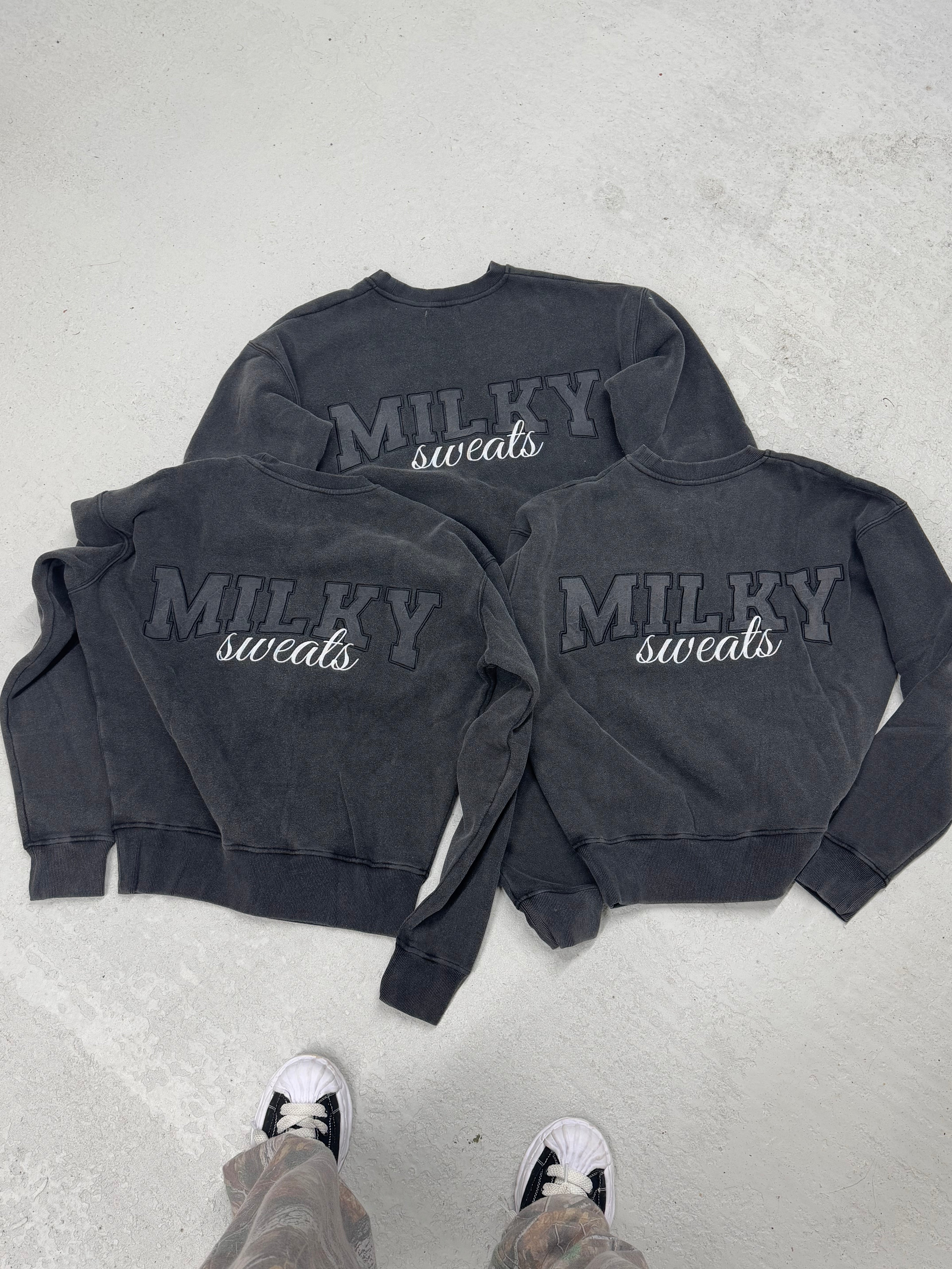 VINTAGE BLACK VARSITY SWEATER