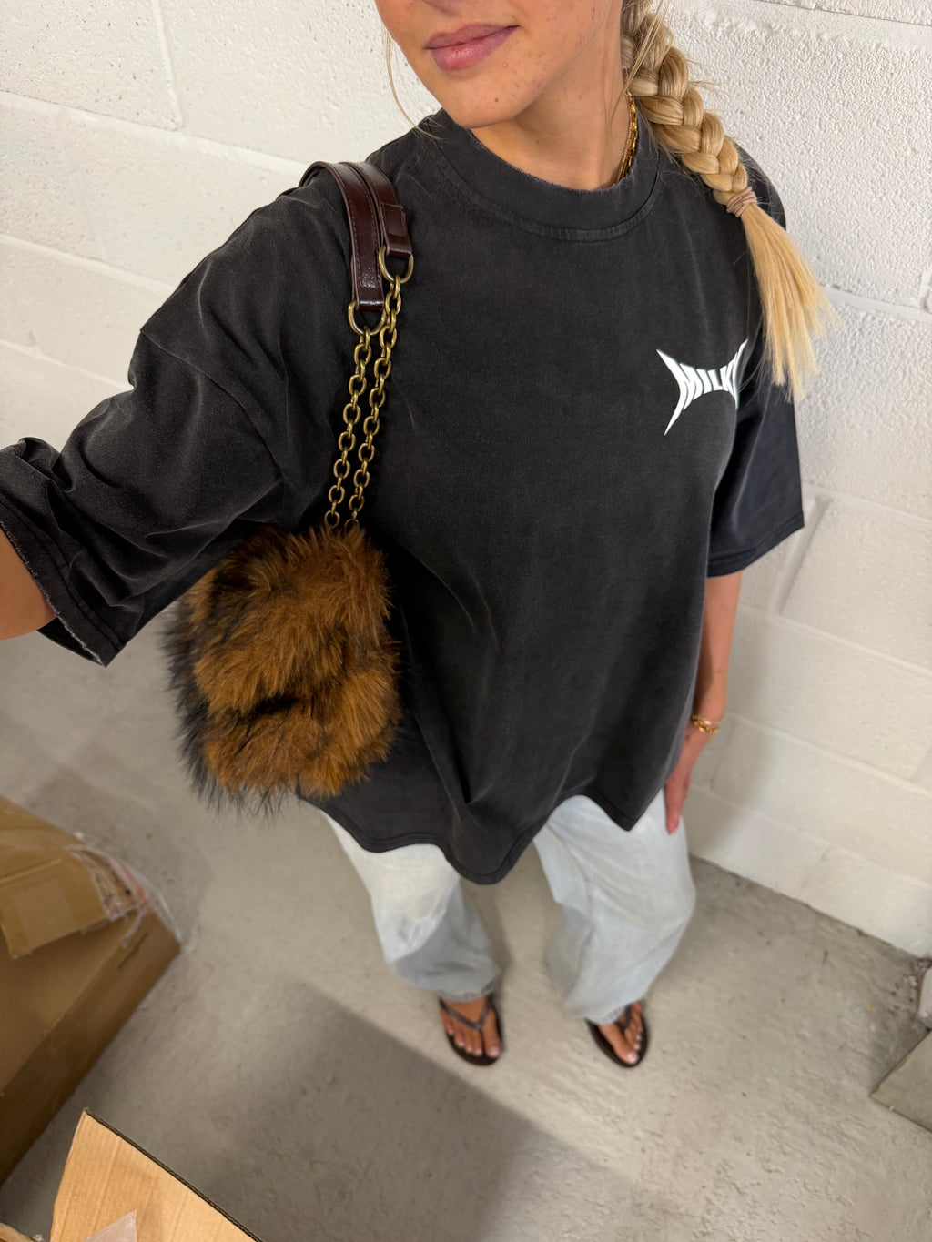 WASHED BLACK TEE