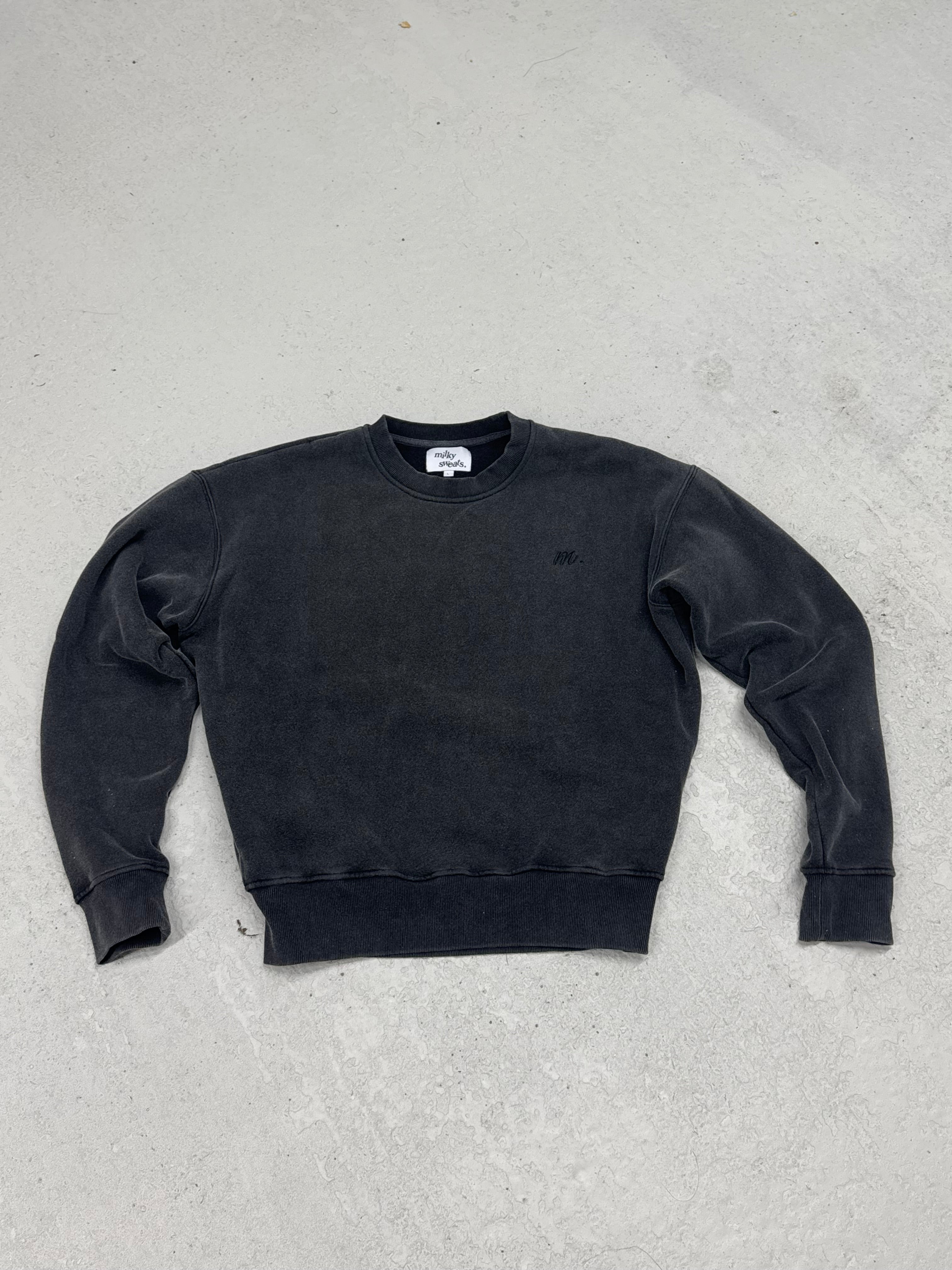 VINTAGE BLACK VARSITY SWEATER